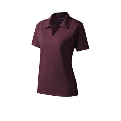 Custom Embroidered Sport-Tek® Ladies Dri-Mesh® V-Neck Polo - L469