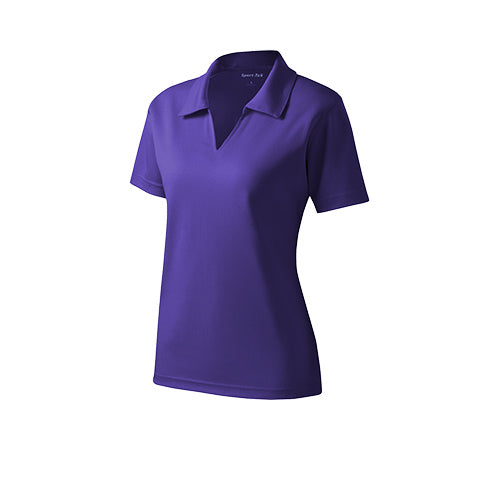 Custom Embroidered Sport-Tek® Ladies Dri-Mesh® V-Neck Polo - L469