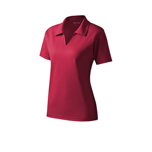 Custom Embroidered Sport-Tek® Ladies Dri-Mesh® V-Neck Polo - L469