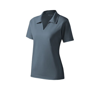 Custom Embroidered Sport-Tek® Ladies Dri-Mesh® V-Neck Polo - L469