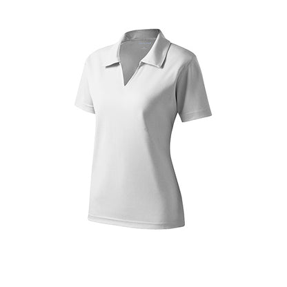 Custom Embroidered Sport-Tek® Ladies Dri-Mesh® V-Neck Polo - L469