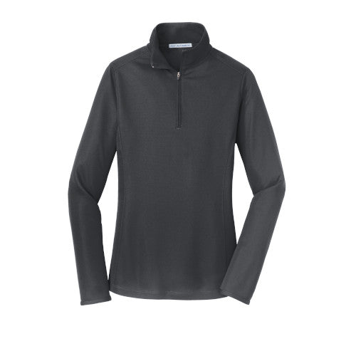 Custom Embroidered Port Authority® Ladies Pinpoint Mesh 1/2-Zip - L806