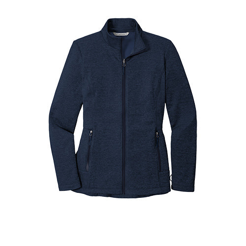 Custom Embroidered Port Authority® Ladies Collective Striated Fleece Jacket - L905