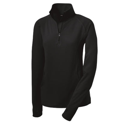 Custom Embroidered Sport-Tek® Ladies Sport-Wick® Stretch 1/2-Zip Pullover - LST850