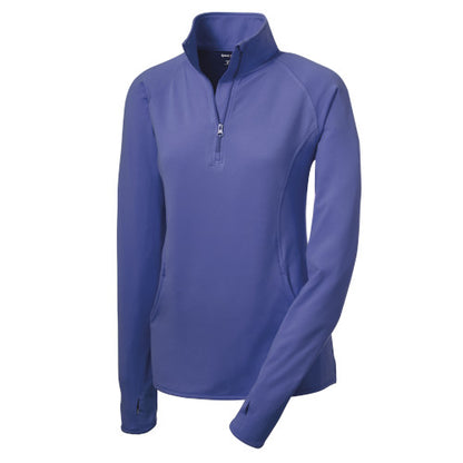 Custom Embroidered Sport-Tek® Ladies Sport-Wick® Stretch 1/2-Zip Pullover - LST850