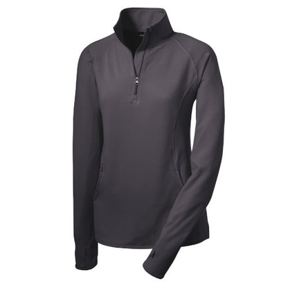 Custom Embroidered Sport-Tek® Ladies Sport-Wick® Stretch 1/2-Zip Pullover - LST850