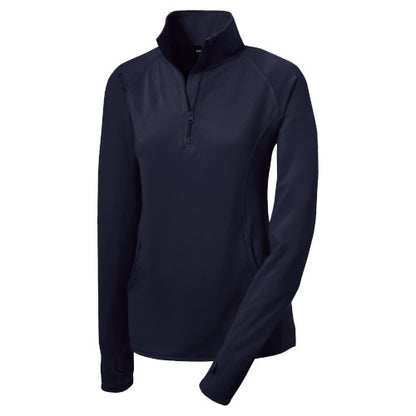 Custom Embroidered Sport-Tek® Ladies Sport-Wick® Stretch 1/2-Zip Pullover - LST850