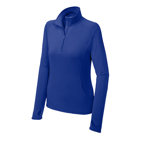 Custom Embroidered Sport-Tek® Ladies Sport-Wick® Stretch 1/2-Zip Pullover - LST850