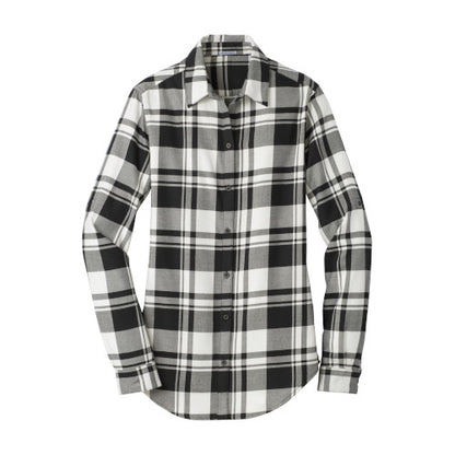 Custom Embroidered Port Authority® Ladies Plaid Flannel Tunic - LW668
