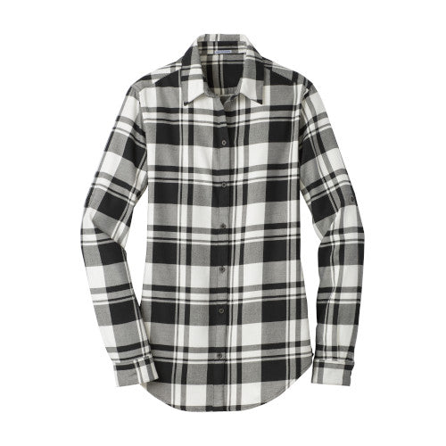 Custom Embroidered Port Authority® Ladies Plaid Flannel Tunic - LW668