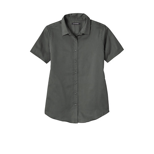 Custom Embroidered Port Authority® Ladies Short Sleeve SuperPro React ™ Twill Shirt - LW809