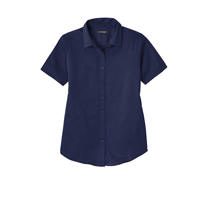 Custom Embroidered Port Authority® Ladies Short Sleeve SuperPro React ™ Twill Shirt - LW809
