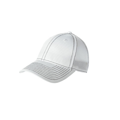 Custom Embroidered New Era® - Stretch Mesh Contrast Stitch Cap