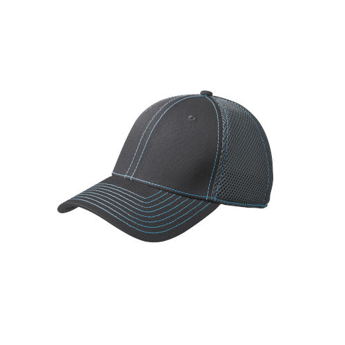 Custom Embroidered New Era® - Stretch Mesh Contrast Stitch Cap
