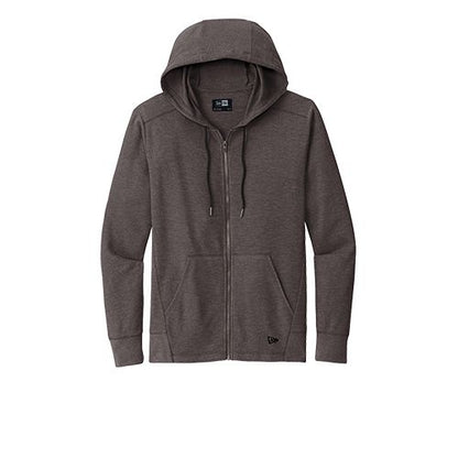 Custom Embroidered New Era® Thermal Full-Zip Hoodie - NEA141