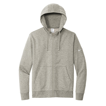 Custom Embroidered Nike Club Fleece Sleeve Swoosh Full-Zip Hoodie - NKDR1513