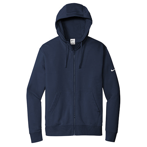 Custom Embroidered Nike Club Fleece Sleeve Swoosh Full-Zip Hoodie - NKDR1513