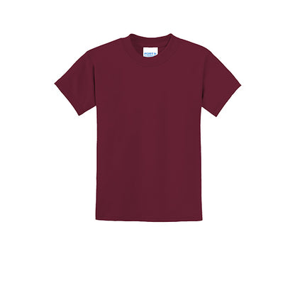 Custom Embroidered Port & Company® Youth Core Blend Tee - PC55Y