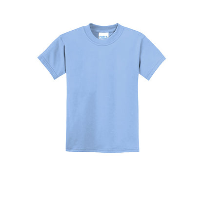 Custom Embroidered Port & Company® Youth Core Blend Tee - PC55Y