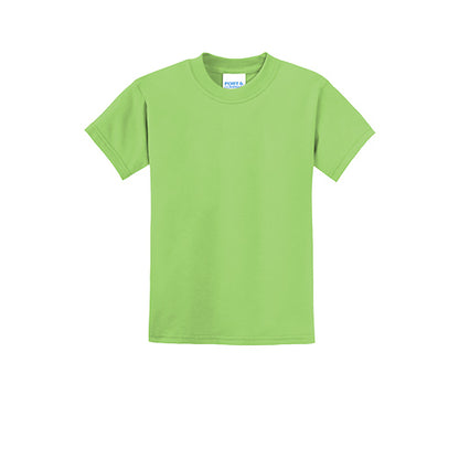 Custom Embroidered Port & Company® Youth Core Blend Tee - PC55Y