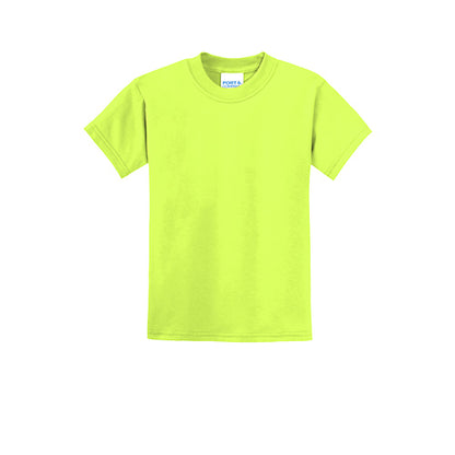 Custom Embroidered Port & Company® Youth Core Blend Tee - PC55Y