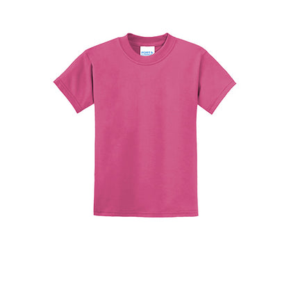 Custom Embroidered Port & Company® Youth Core Blend Tee - PC55Y
