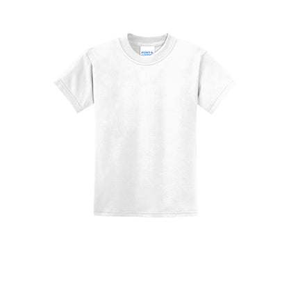 Custom Embroidered Port & Company® Youth Core Blend Tee - PC55Y