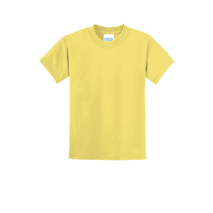 Custom Embroidered Port & Company® Youth Core Blend Tee - PC55Y