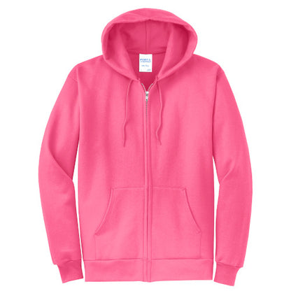 Custom Embroidered Core Fleece Full-Zip Hooded Sweatshirt - PC78ZH