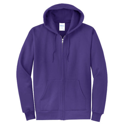 Custom Embroidered Core Fleece Full-Zip Hooded Sweatshirt - PC78ZH