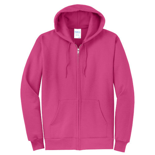 Custom Embroidered Core Fleece Full-Zip Hooded Sweatshirt - PC78ZH