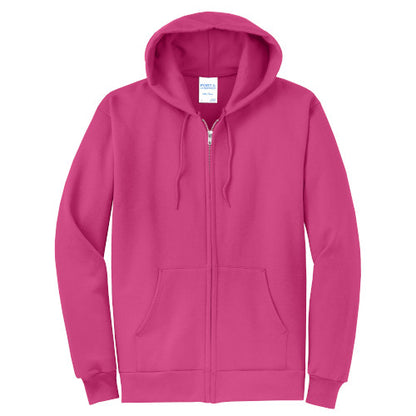 Custom Embroidered Core Fleece Full-Zip Hooded Sweatshirt - PC78ZH