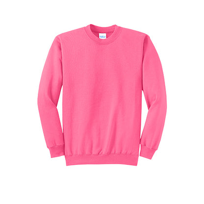 Custom Embroidered Port & Company® Core Fleece Crewneck Sweatshirt - PC78