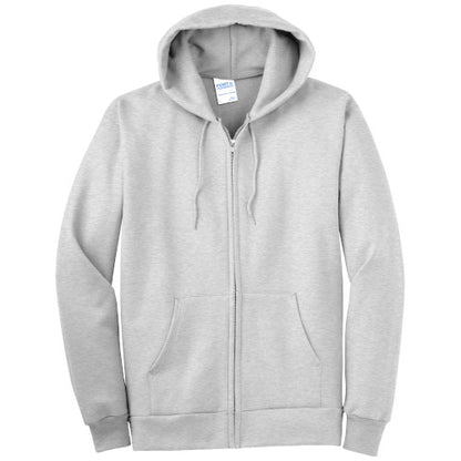 Custom Embroidered Port & Company® Essential Fleece Full-Zip Hooded Sweatshirt - PC90ZH