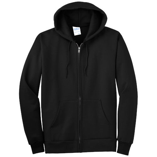 Custom Embroidered Port & Company® Essential Fleece Full-Zip Hooded Sweatshirt - PC90ZH