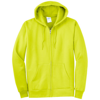 Custom Embroidered Port & Company® Essential Fleece Full-Zip Hooded Sweatshirt - PC90ZH