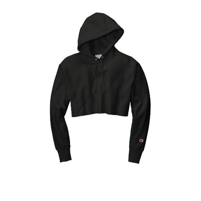Custom Embroidered Champion ® Women’s Reverse Weave ® Cropped Cut-Off Hoodie - RW01W