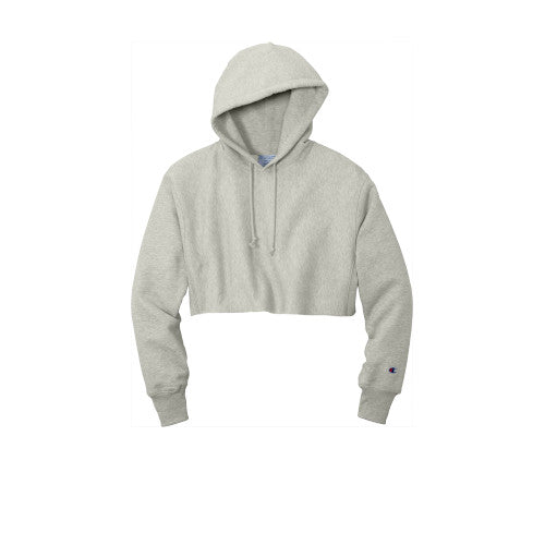 Custom Embroidered Champion ® Women’s Reverse Weave ® Cropped Cut-Off Hoodie - RW01W