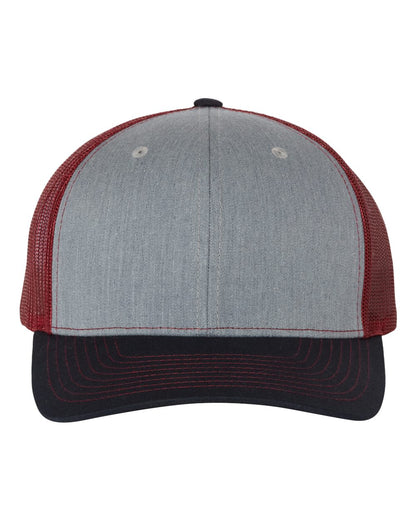 Custom Embroidered Richardson Adjustable Snapback Trucker Cap - 112