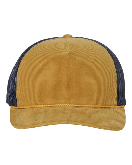 Custom Embroidered Richardson - Troutdale Corduroy Trucker Cap - 930