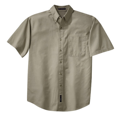 Custom Embroidered Port Authority® Short Sleeve Twill Shirt - S500T