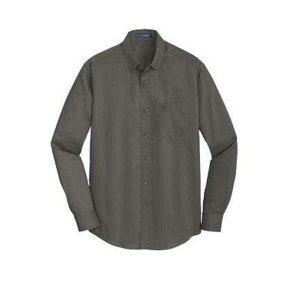 Custom Embroidered Port Authority® SuperPro™ Twill Shirt - S663