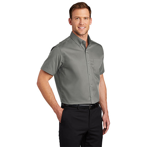 Custom Embroidered Port Authority® SS SuperPro™ Twill Shirt - S664