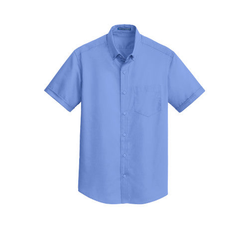 Custom Embroidered Port Authority® SS SuperPro™ Twill Shirt - S664