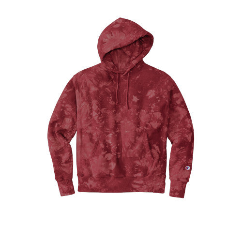 Custom Embroidered Champion® Reverse Weave® Scrunch-Dye Tie-Dye Hoodie - TDS101