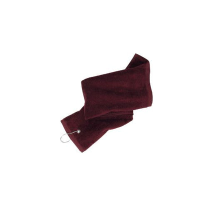 Custom Embroidered Port Authority® Grommeted Tri-Fold Golf Towel - TW50