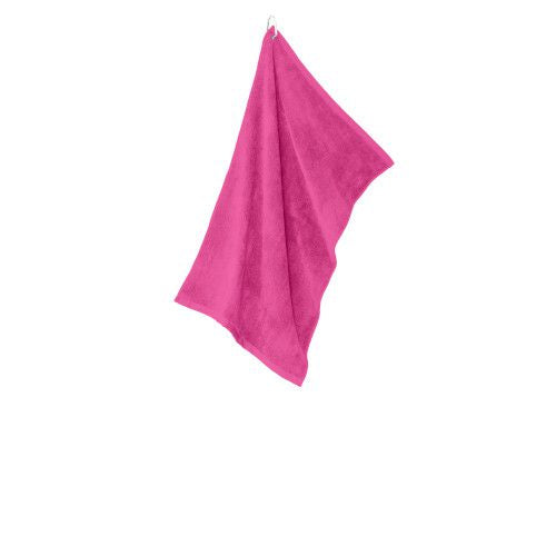 Custom Embroidered Port Authority® Grommeted Microfiber Golf Towel - TW530