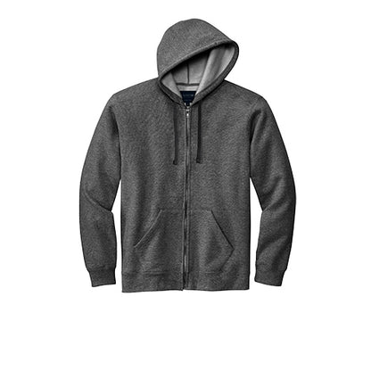 Custom Embroidered Volunteer Knitwear™ Chore Fleece Full-Zip Hoodie - VL130ZH