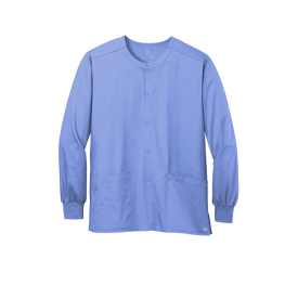 Custom Embroidered WonderWink® Unisex WorkFlex™ Snap-Front Scrub Jacket - WW3080