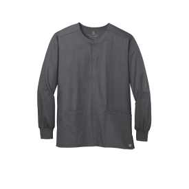 Custom Embroidered WonderWink® Unisex WorkFlex™ Snap-Front Scrub Jacket - WW3080